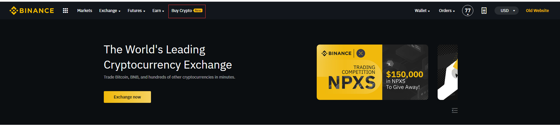 Buy Crypto Binance