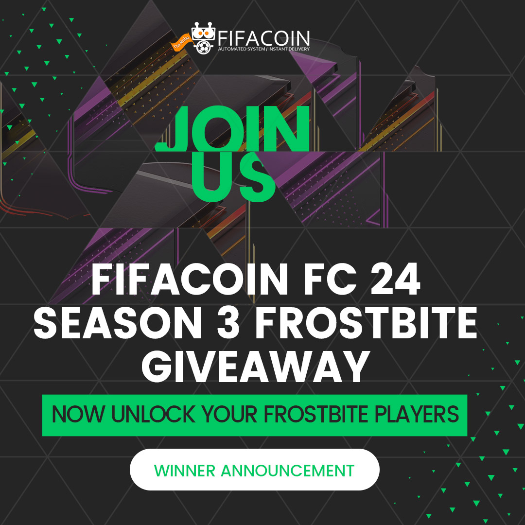Winners Announcement: FIFACOIN FC 24 SEASON 3 FROSTBITE GIVEAWAY